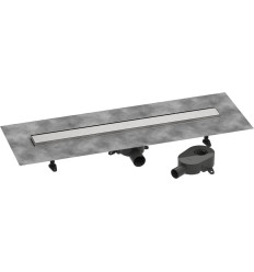 Odpływ liniowy 80 ozdobny/do wyłożenia płytkami standardowy/niski Stal RainDrain Go Hansgrohe (56273800)
