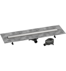 Odpływ liniowy 90 ozdobny/do wyłożenia płytkami, standardowy/niski Stal RainDrain Go Hansgrohe (56274800)