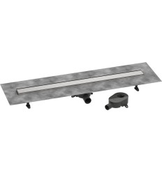 Odpływ liniowy 100 ozdobny/do wyłożenia płytkami, standardowy/niski Stal RainDrain Go Hansgrohe (56275800)