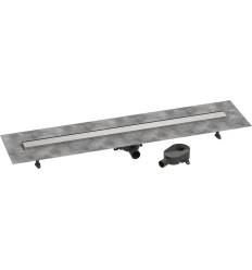 Odpływ liniowy 120 ozdobny/do wyłożenia płytkami, standardowy/niski Stal RainDrain Go Hansgrohe (56276800)