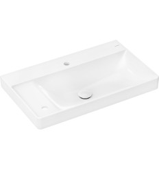 Umywalka wpuszczana z półką po lewej 80x48 szlifowana, 2 otwory na baterię Xelu Q Hansgrohe (61034450)