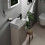 Umywalka wisząca 36x25 z otworem na baterię po prawej bez przelewu Xevolos E Hansgrohe (61086450)