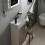Umywalka wisząca 36x25 z otworem na baterię po lewej, bez przelewu Xevolos E Hansgrohe (61087450)