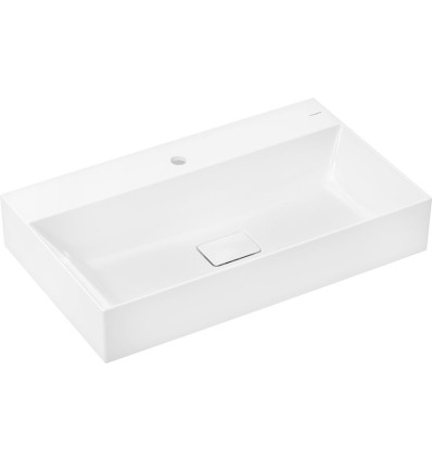 Umywalka wpuszczana 80x48 szlifowana z otworem na baterię, bez przelewu Xevolos E Hansgrohe (61098450)