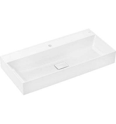 Umywalka wpuszczana 100x48 szlifowana z otworem na baterię bez przelewu Xevolos E Hansgrohe (61102450)