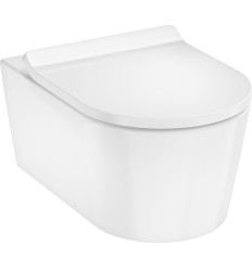 Miska WC wisząca bezkołnierzowa z deską SoftClose biała EluPura S Hansgrohe (61115450)