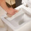Miska WC kompaktowa przyścienna biała EluPura Original Q Hansgrohe (61177450)
