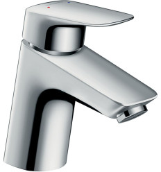 Jednouchwytowa bateria umywalkowa 70 LowPressure do bezciśnieniowych podgrzewaczy wody z kompletem Logis Hansgrohe (71074000)