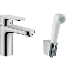 Jednouchwytowa bateria umywalkowa 100 z główką Bidette i wężem 160 cm bez kompletu Vernis Blend Hansgrohe (71215000)