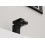 Bateria umywalkowa 70 z korkiem Vernis Shape czarny mat Hansgrohe (71560670)