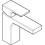 Bateria umywalkowa 100 z korkiem Vernis Shape czarny mat Hansgrohe (71561670)