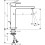 Bateria umywalkowa 190 z korkiem Vernis Shape czarny mat Hansgrohe (71562670)