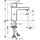 Bateria umywalkowa 100 Vernis Shape chrom Hansgrohe (71569000)