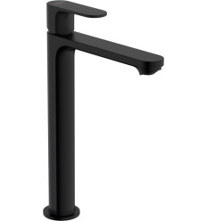 Bateria umywalkowa 240 CoolStart EcoSmart+ z korkiem czarny mat Rebris S Hansgrohe (72590670)