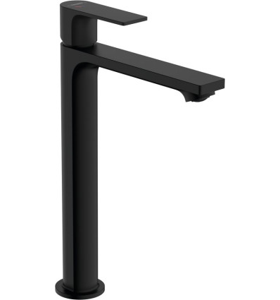 Bateria umywalkowa 240 CoolStart EcoSmart+ z korkiem czarny mat Rebris E Hansgrohe (72591670)