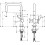 Bateria kuchenna U Czarny mat Talis M54 Hansgrohe (72807670)