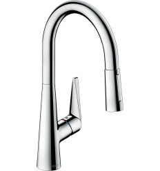 Bateria kuchenna z wyciąganą wylewką Chrom Talis M51 Hansgrohe (72813000)