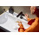 Bateria umywalkowa czarny mat Tecturis E Hansgrohe (73020670)