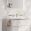 Bateria umywalkowa bez kompletu odpływowego Brąz szczotkowany Tecturis E Hansgrohe (73041140)