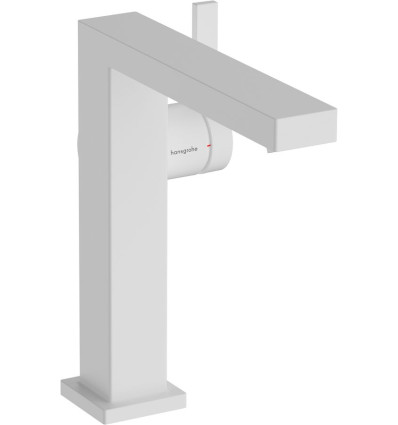 Bateria umywalkowa 150 Fine CoolStart z korkiem Push-Open Biały Tecturis E Hansgrohe (73042700)