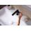 Bateria umywalkowa z niezamykanym kompletem odpływowym Czarny mat Tecturis E Hansgrohe (73053670)