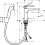 Bateria umywalkowa 110 z korkiem Tecturis E czarny mat Hansgrohe (73210670)