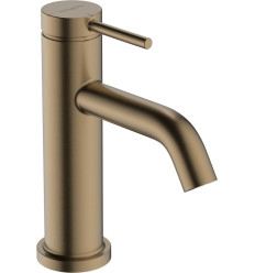 Bateria umywalkowa 80 CoolStart EcoSmart+ z korkiem z cięgłem Brąz Tecturis S Hansgrohe (73302140)