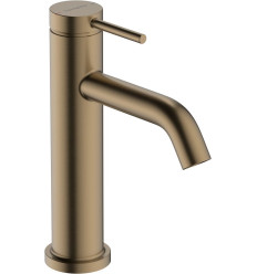 Bateria umywalkowa z kompletem odpływowym z cięgłem Brąz szczotkowany Tecturis S Hansgrohe (73310140)