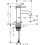 Bateria bez mieszacza czarny mat Tecturis S Hansgrohe (73313670)