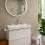 Jednouchwytowa bateria umywalkowa 150 Fine CoolStart EcoSmart+ z kompletem odpływowym Push-Open Tecturis S Hansgrohe (73340140)