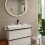 Bateria umywalkowa z kompletem odpływowym czarny mat Tecturis S Hansgrohe (73340670)