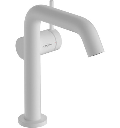 Bateria umywalkowa z kompletem odpływowym biały mat Tecturis S Hansgrohe (73340700)