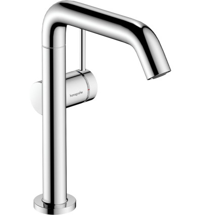 Bateria umywalkowa z obrotową wylewką i kompletem odpływowym chrom Tecturis S Hansgrohe (73364000)