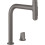 Bateria kuchenna z wyciąganą wylewką Czarny chrom Metris Select M71 Hansgrohe (73818340)