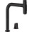 Bateria kuchenna z wyciąganą wylewką Czarny mat Metris Select M71 Hansgrohe (73818670)