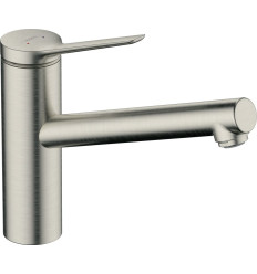 Bateria kuchenna do bezciśnieniowych podgrzewaczy wody Stal Szlachetna Zesis M33 Hansgrohe (74806800)
