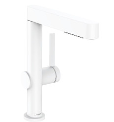 Bateria umywalkowa z wyciąganą wylewką Biały Mat Finoris Hansgrohe (76063700)