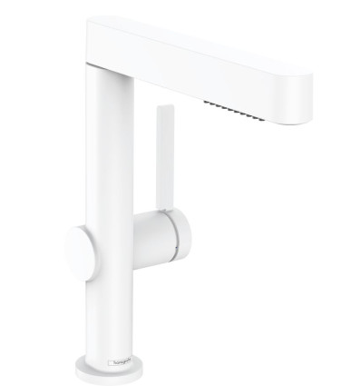 Bateria umywalkowa z wyciąganą wylewką Biały Mat Finoris Hansgrohe (76063700)