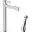Bateria umywalkowa z główką Bidette i wężem chrom Finoris Hansgrohe (76220000)