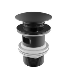 Korek uniwersalny click-clack Brushed Titanium Black Aqua Roca (A5054015NM)