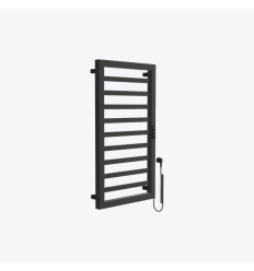 Grzejnik łazienkowy elektryczny 91x50 cm Brego Smart czarny mat Excellent (GREX.BRS91.BL)