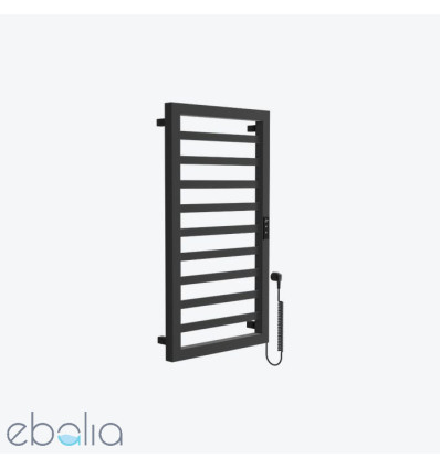 Grzejnik łazienkowy elektryczny 91x50 cm Brego Smart czarny mat Excellent (GREX.BRS91.BL)