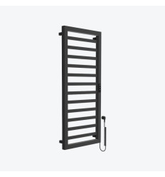 Grzejnik łazienkowy elektryczny 115x50 cm Brego Smart czarny mat Excellent (GREX.BRS115.BL)