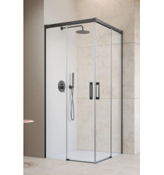 Kabina prysznicowa 70x70 Idea Brushed GunMetal KDD Radaway (387065-92-01L + 387065-92-01R)