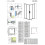 Kabina prysznicowa 70x70 Idea Brushed Nickel KDD Radaway (387065-91-01L + 387065-91-01R)