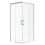 Kabina prysznicowa 70x70 Idea Brushed Nickel KDD Radaway (387065-91-01L + 387065-91-01R)
