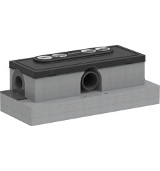 Zestaw podstawowy do odpływu liniowego, montaż standardowy AXOR uBox universal Axor (1005180)
