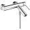 Jednouchwytowa bateria wannowa z uchwytem Pin, natynkowa Chrom AXOR Starck Axor (10411000)