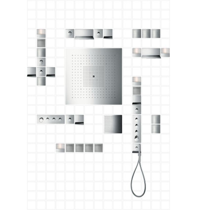 ShowerHeaven 720/720 3jet bez oświetlenia Stal Szlachetna Optyczna AXOR ShowerSolutions Axor (10625800)