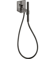 Moduł główki prysznicowej 120/120, kwadratowy, podtynkowy Czarny Chrom Polerowany AXOR ShowerSolutions Axor (10651330)
